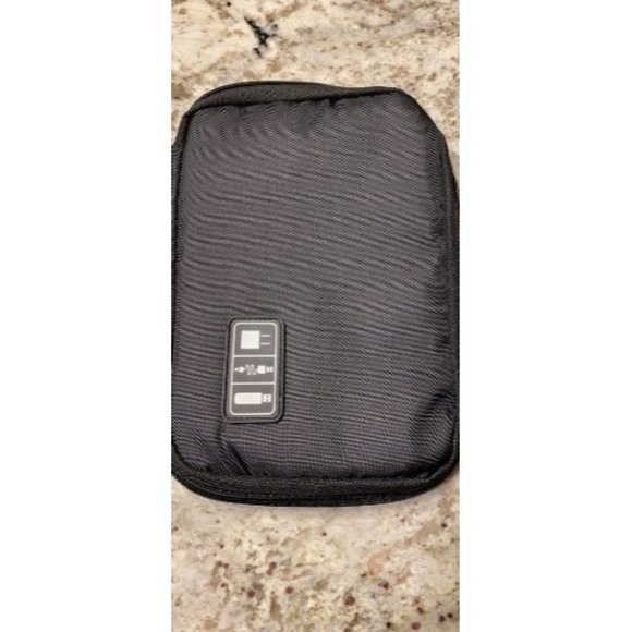 Portable Electronics Organizer and Travel Cable Case for Cords, Chargers - Picture 1 of 2